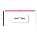 Lightweight Design Propane / Natural Gas Fire Pit Table