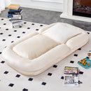 Contemporary Folding Sofa Chair With 5 Adjustable Positions For Gaming, Meditation, And Relaxation