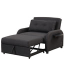 Versatile Pull Out Sofa Sleeper 3 In 1 With Wing Table & USB Charge, Compact Design