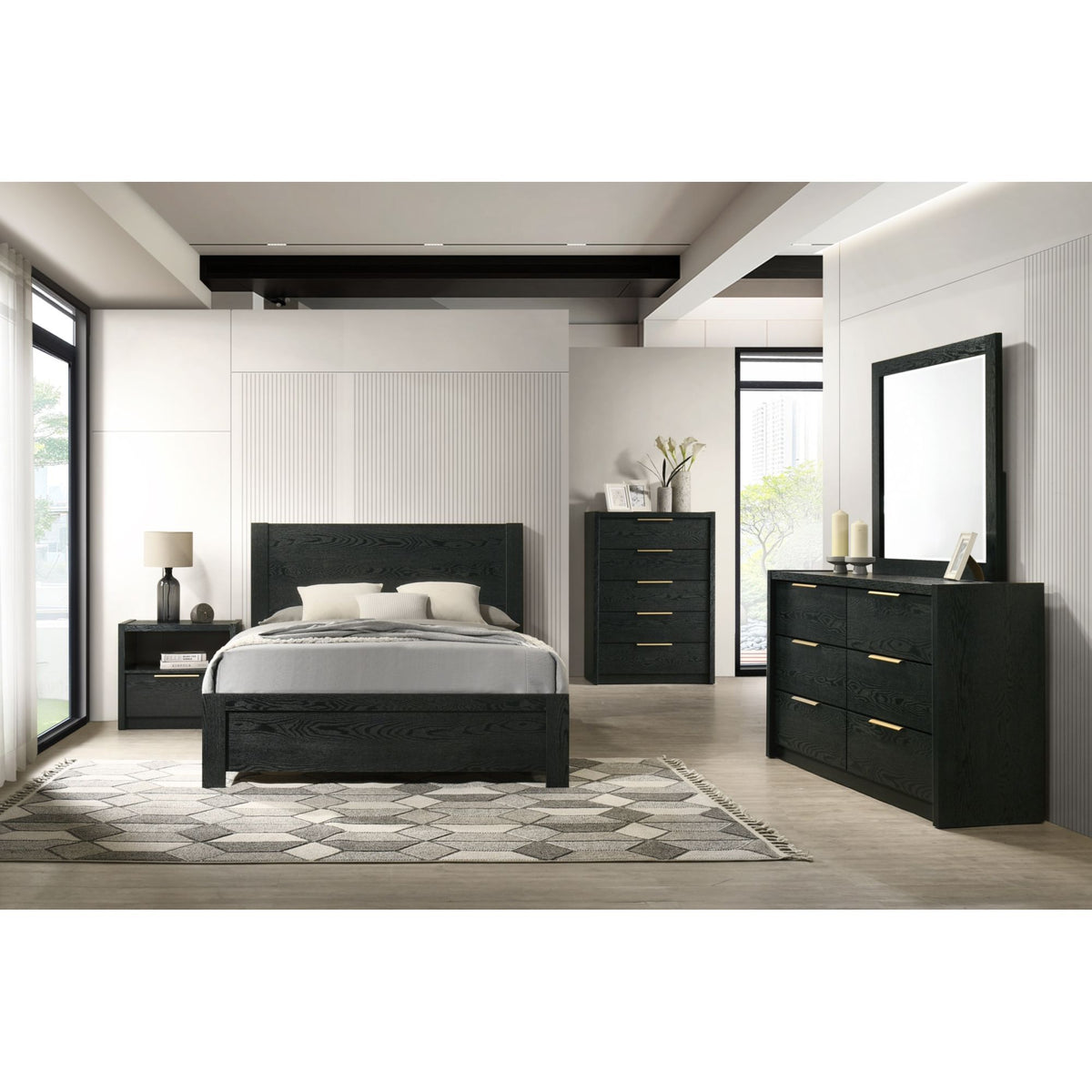 South Bend Chest in Black by Elements International, view 2