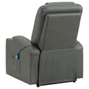 Armstrong - Upholstered Power Lift Massage Recliner