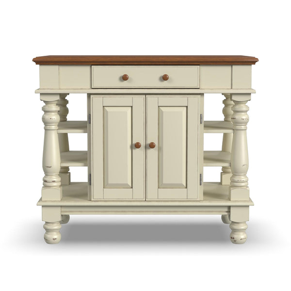 Montauk - Kitchen Island - Wood - White
