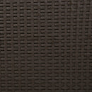 Outdoor Faux Wicker Rattan Style Chat Set With Water Resistant Cushions, 5 Pieces Set - Brown / Mix Beige