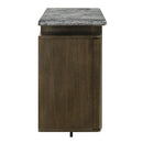 Dillon - Server With Marble Top - Natural / Walnut
