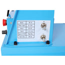 Portable Rotary Welding Positioner With 3 Jaw Lathe Chuck, 0 - 90° Turntable - Blue