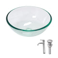 Vessel Sink With Faucet And Pop-Up Drain