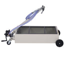 Heavy Duty 20 Gallon Low Profile Oil Drain With Pump Polypropylene - Gray