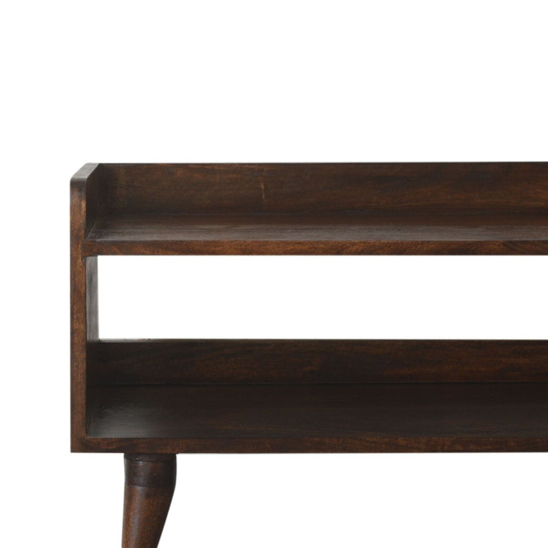 Nordic Storage Bench - Walnut