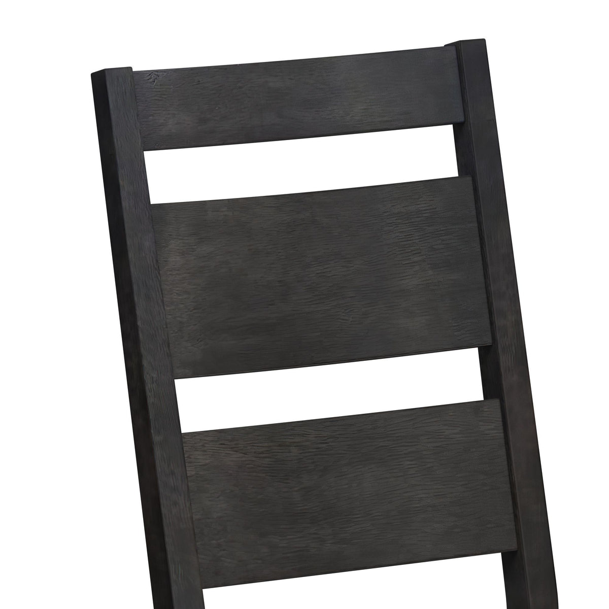 Jemma Wood Back Dining Side Chair (Set of 2) in Dark Espresso / Beige Linen by Elements International, view 2