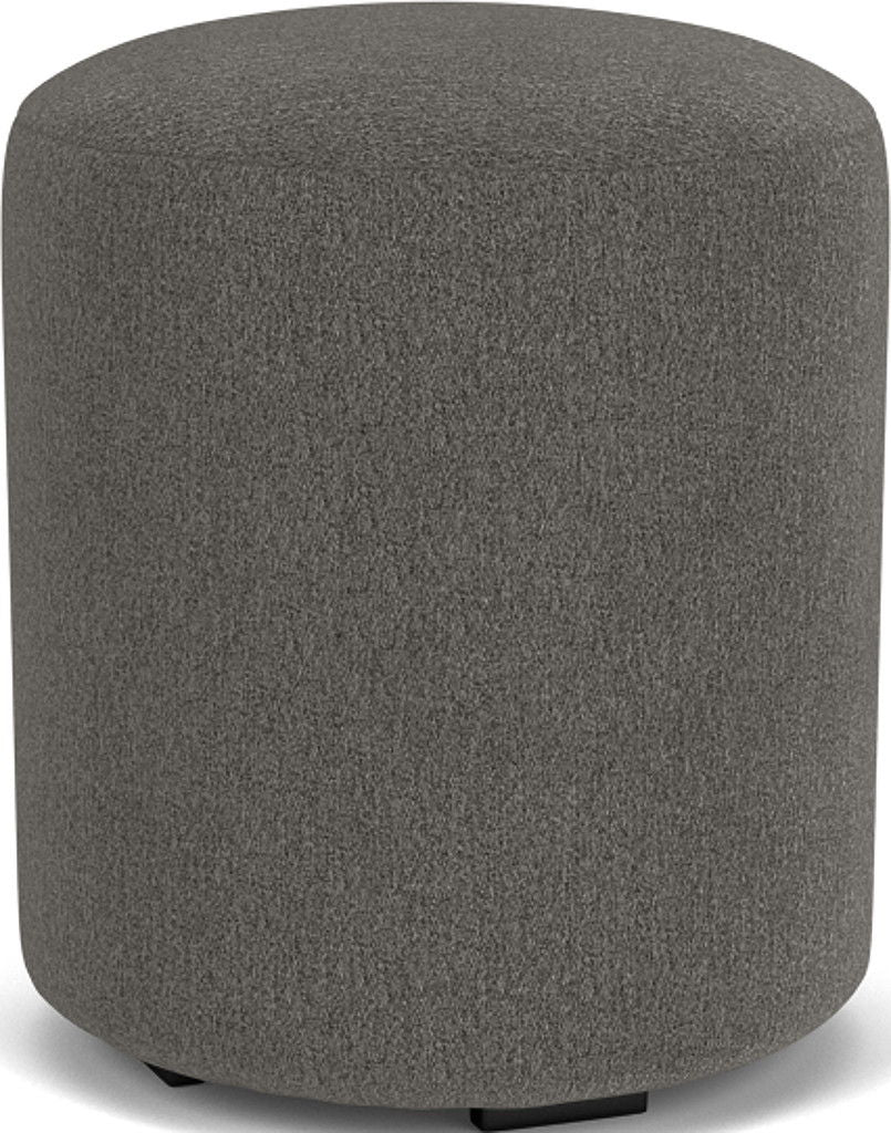 Pouf - Ottoman - Dark Gray - Atlantic Fine Furniture Inc