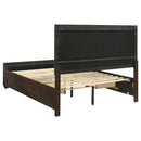 Kauffman - Wood Storage Panel Bed