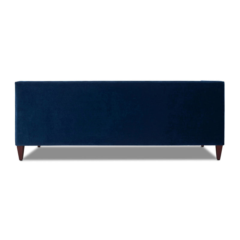 Jack - Modern Tuxedo Tufted Sofa - Navy Blue