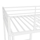 Bunk Bed With Noise Reduction And Safety Guardrail