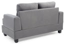 Stylish Transitional Loveseat For Two