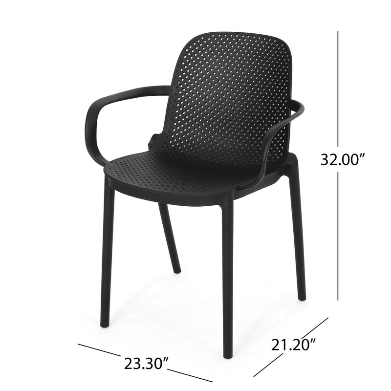 Roxanne - Outdoor Stacking Dining Armchair (Set of 2)