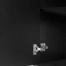 Modern TV Stand With 2 Spacious Storage Space And Anti-Tip Device