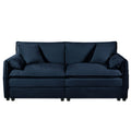 Modern Oversized Chenille Loveseat Sofa With Deep Seat And Diy Combination