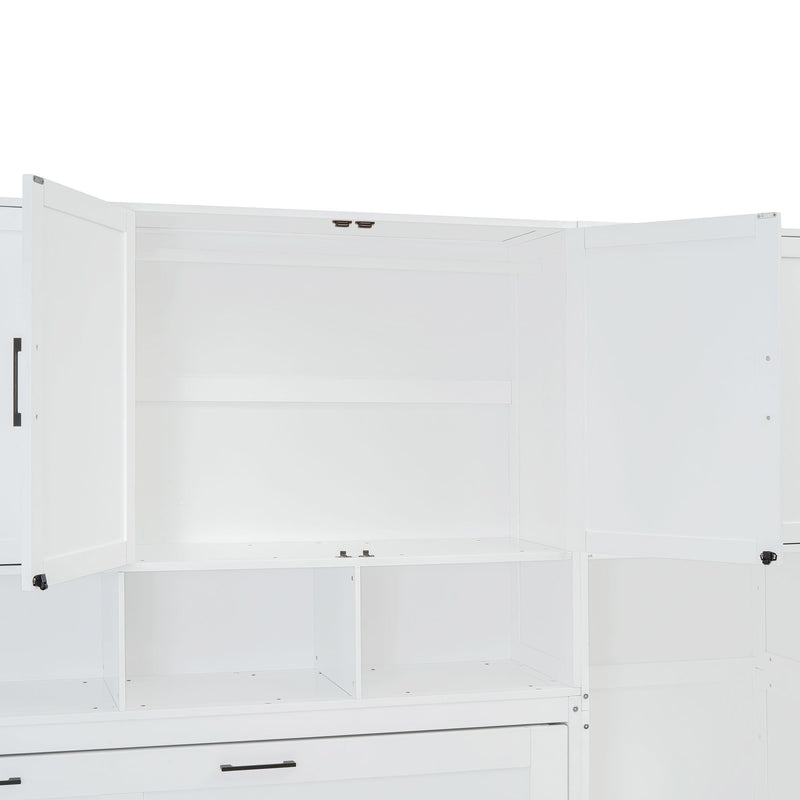 Murphy Wall Bed With Closet, Drawers & Desk