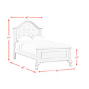 Ariana - Complete Vanity With Lightbulbs - Glossy White