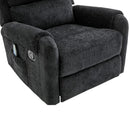 Manual Recliner Massage Chair With Swivel Rocker, 8 Massage Modes, Side Storage Pocket