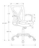 Office Chair & Adjustable Height, Swivel, Ergonomic, Contemporary & Modern