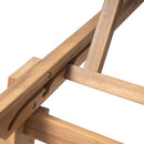 Catania - Outdoor Rope Chaise Lounge (Set of 2) - Teak / Beige