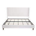 Harper - Tall Headboard Upholstered Bed / High Headboard / Elegant Simplicity / No Box Spring Needed
