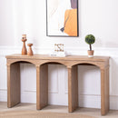 Archway Console Table - Antique Natural / Light Natural / Natural