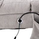 Massage Chaise Lounge Indoor With Remote Control, Ergonomic Electric Massage Lounger