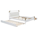 Storage Platform Bed, With 2 Big Drawers, Trundle