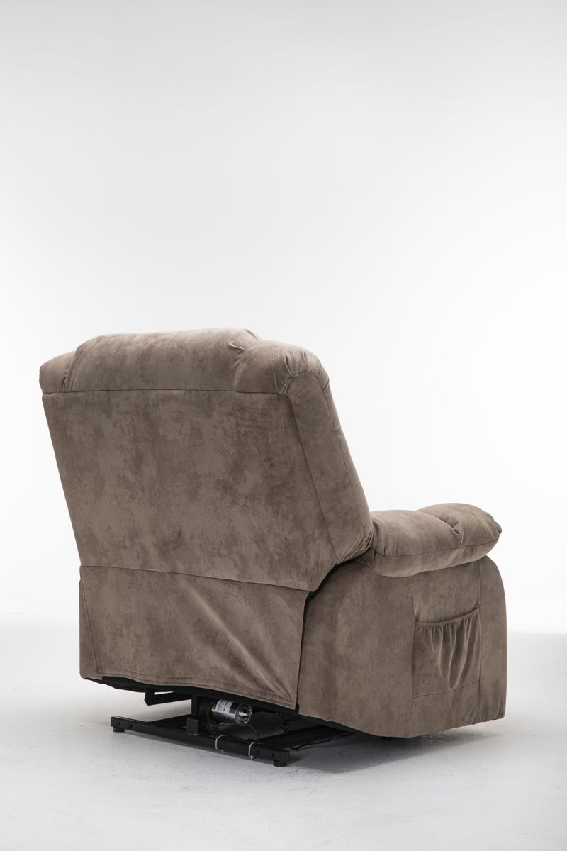 Power Lift Recliner Chair For Elderly - Heavy Duty And Safety Motion Reclining Mechanism