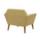 Modern Lounge Chair With Button Tufting