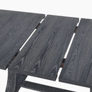 Devingo - Extendable Dining Table Rustic Style - Gray