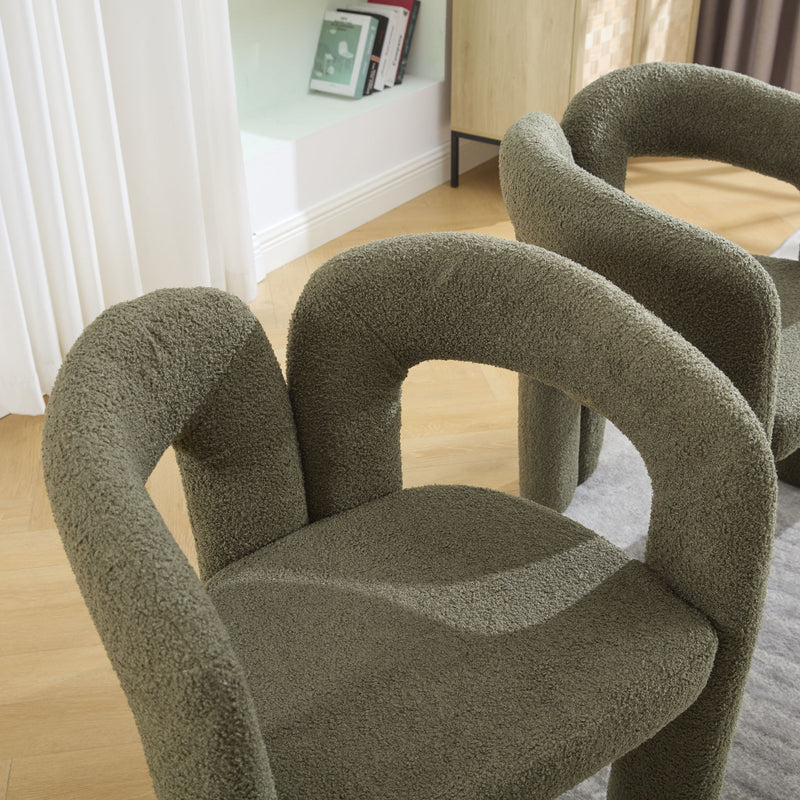 Coolmore Contemporary Designed Accent / Dining Chair With Armrests