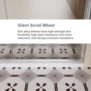 Single Sliding Shower Door With Handle - Chrome