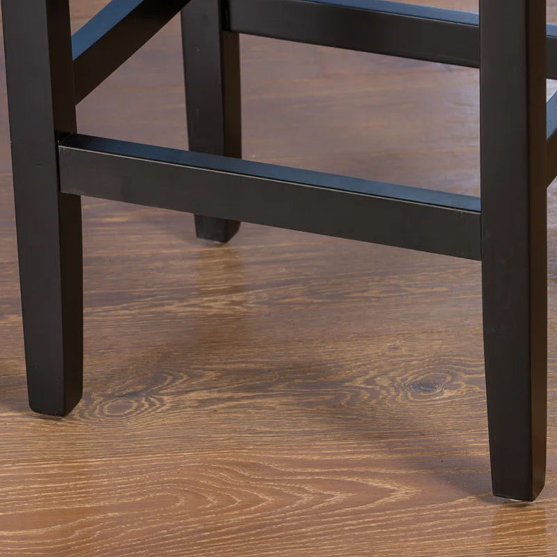 Soltique - Backless Dining Counter Stool With Nailhead Trim (Set of 2)