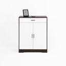 Freestanding Wooden Shoe Cabinet, 4 Tier Organizer With Drawer