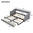 Upholstered Daybed With 2 Drawers