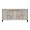 Accent Cabinet Farmhouse Style 4 Door Wooden Cabinet Sideboard Buffet Server Cabinet Storage Cabinet, For Living Room, Entryway, Hallway, Office, Kitchen And Dining Room