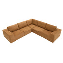 Modular Sectional With Wide Seat Free Combination L Shaped Couch Set Cloud Upholstered Minimalist Boneless Sofa