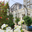 Metal Garden Arch Assemble Freely With 8 Styles Garden Arbor Trellis Climbing Plants Support Rose Arch
