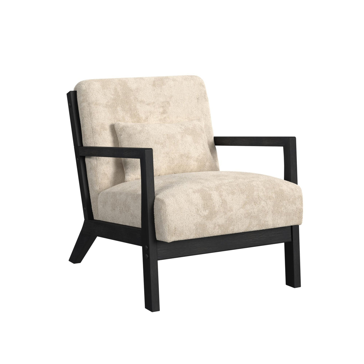 Marina Chair With Kidney Pillow in Beige by Elements International, view 2