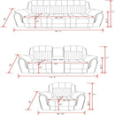 Steban - Transitional Style Living Room Set