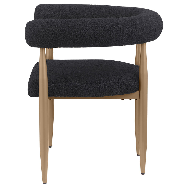 Dunmore - Upholstered Dining Side Chair (Set of 2) - Black