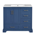 Traditional Bathroom Vanity With Soft Close Doors And Drawers