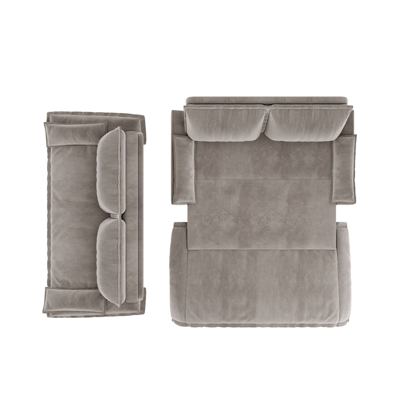 Pull Out Sleeper Sofa Bed, 3 In 1 Multi Functional