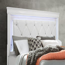 Shaker - Bed With LED Lighting And Crystal Inspired Tufted Headboard