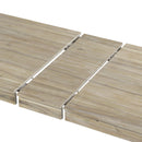 Wooden Dining Table Set Mutifunctional Extendable Table With Leaf And 2 Drawers, Dining Chairs With Soft Cushion