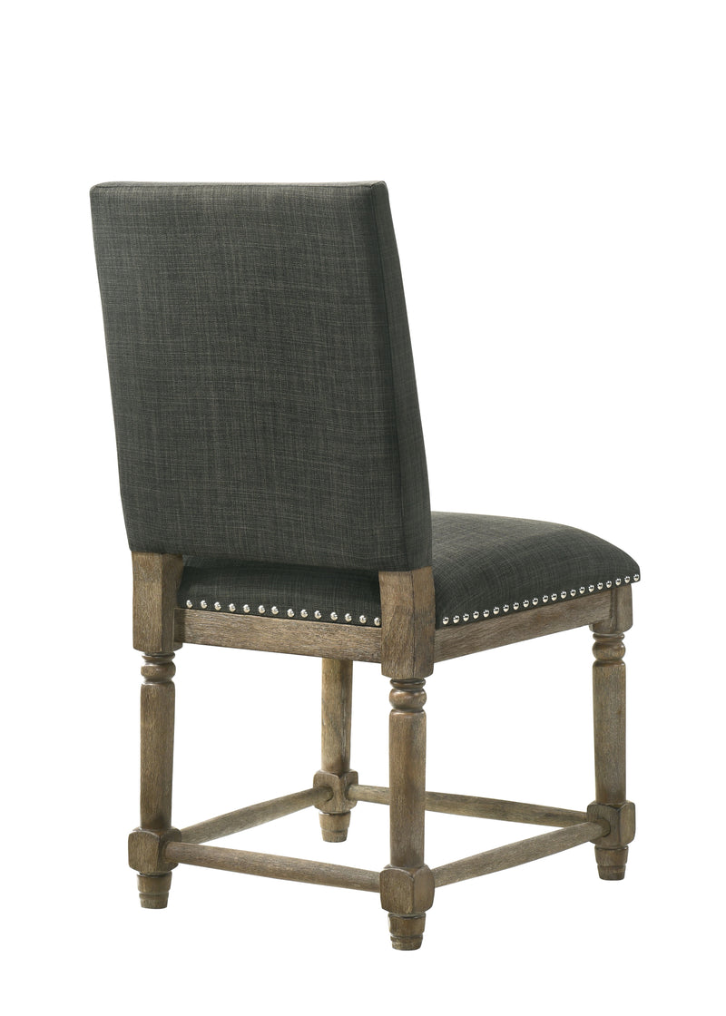 Everton - Fabric Chair With Nailhead Trim