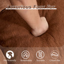 Giant Bean Bag Couch, Ultra Soft Fluffy Loveseat For Living Room